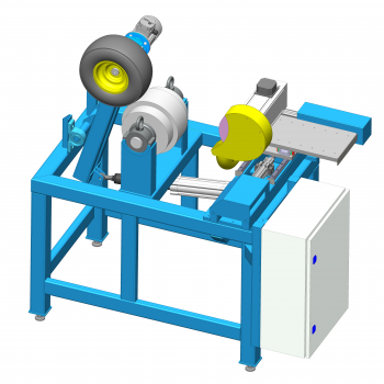 Grinding machine for pellet press roll